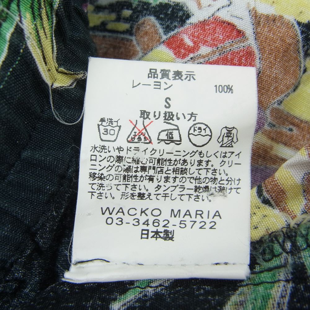 WACKO MARIA ワコマリア JAMAICA ジャマイカ ハワイアンショーツ ハーフパンツ ブラック系 S【中古】