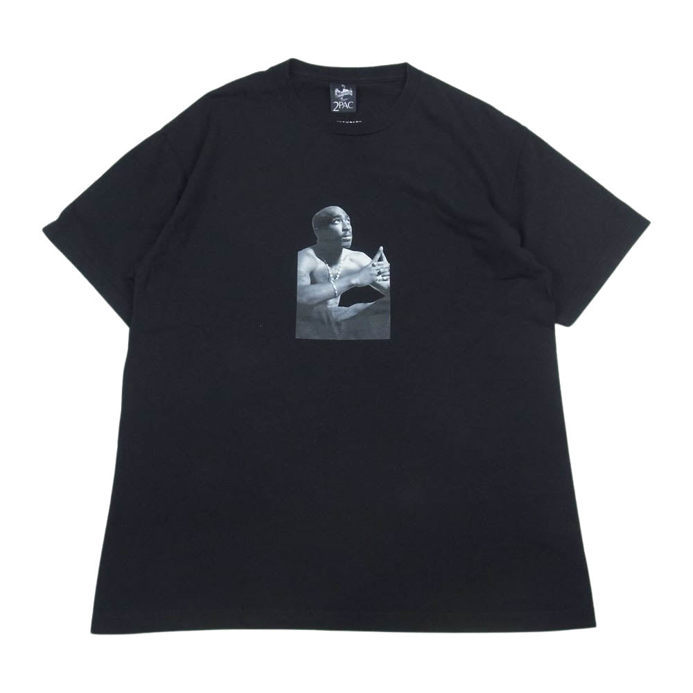 WACKO MARIA ワコマリア TUPAC CREW NECK T-SHIRT TYPE 1 トゥーパック 半袖Tシャツ ブラック系【中古】