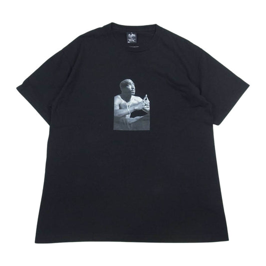WACKO MARIA ワコマリア TUPAC CREW NECK T-SHIRT TYPE 1 トゥーパック 半袖Tシャツ ブラック系【中古】