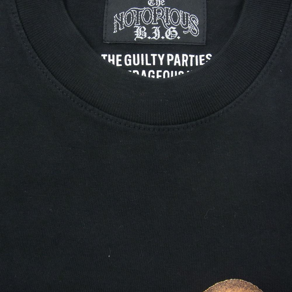 WACKO MARIA ワコマリア THE NOTORIOUS B.I.G. CREW NECK T-SHIRT ノトーリアス 半袖Tシャツ ブラック系 M【中古】