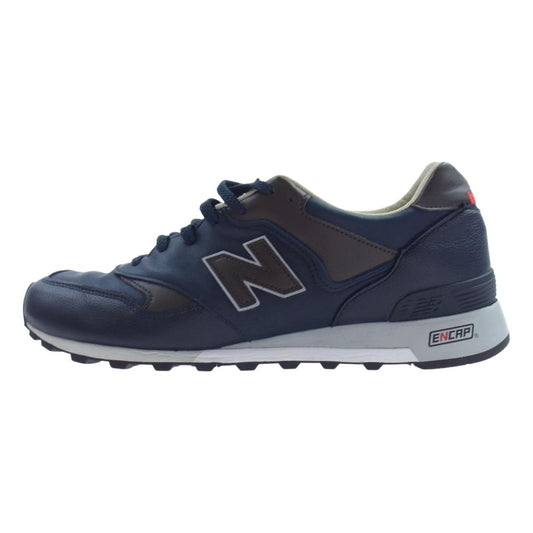 NEW BALANCE ニューバランス M577GNB 英国製 M577GNB スニーカー ランニングシューズ ネイビー系 US12D【中古】