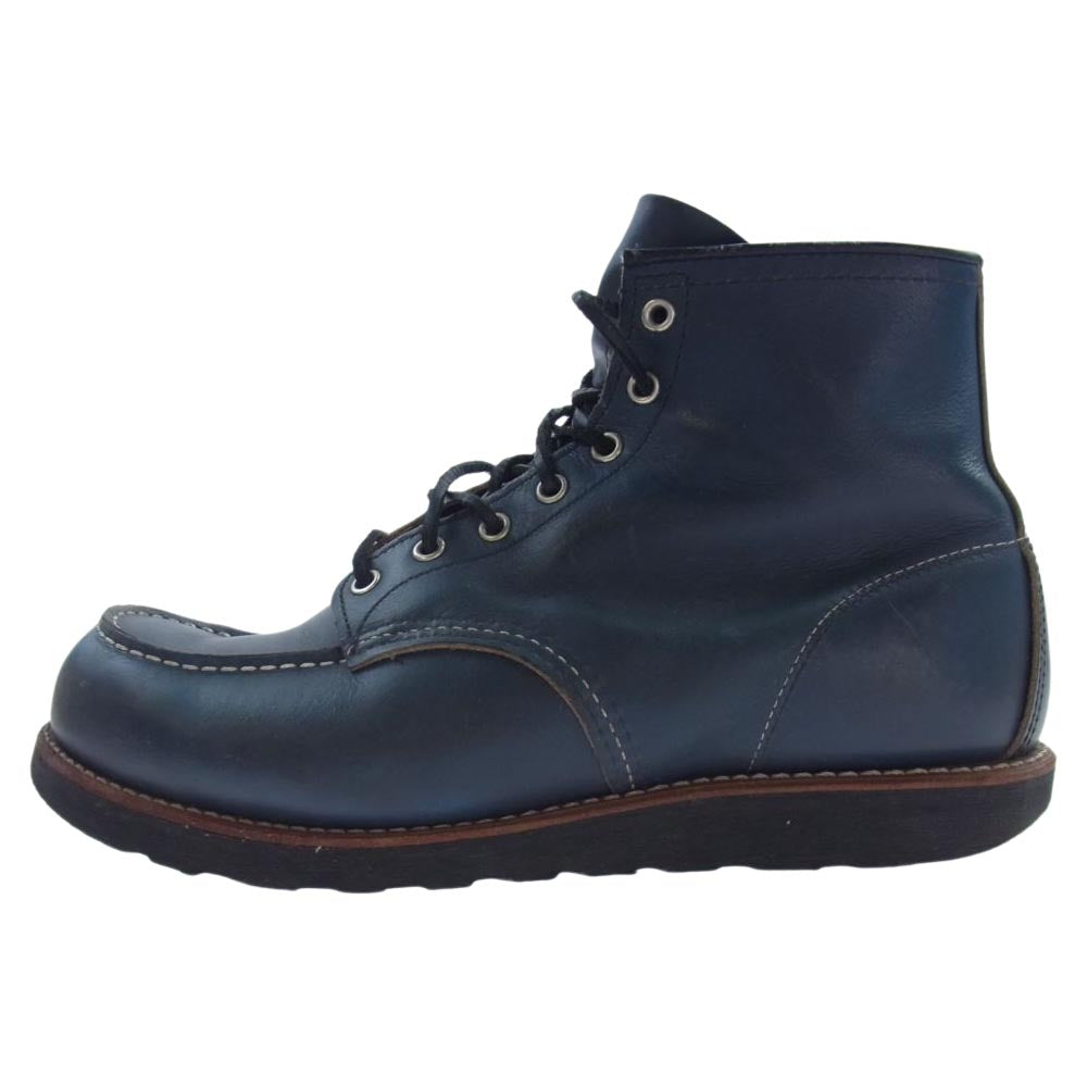 RED WING レッドウィング 8853 CLASSIC WORK BOOTS INDIGO PORTAGE モックトゥ インディゴ ブーツ チャコール系 US11E【中古】