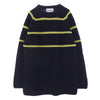ノーマティーディー N28-KN01 Big Stripe Sweater ビッグ ストライプ セーター ニット ブラック系 2【中古】