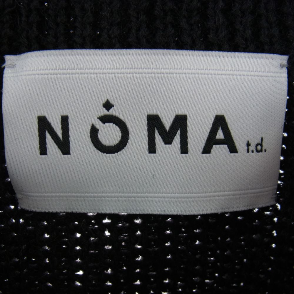 ノーマティーディー N28-KN01 Big Stripe Sweater ビッグ ストライプ セーター ニット ブラック系 2【中古】