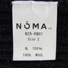 ノーマティーディー N28-KN01 Big Stripe Sweater ビッグ ストライプ セーター ニット ブラック系 2【中古】