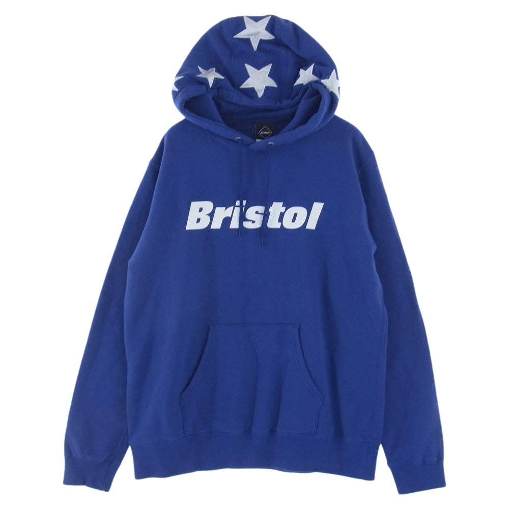 F.C.R.B. エフシーアールビー 16AW FCRB-167041 STAR HOOD PULLOVER PARKA スター プルオーバー パーカー ブルー系 M【中古】