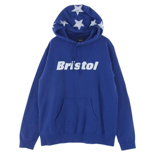 F.C.R.B. エフシーアールビー 16AW FCRB-167041 STAR HOOD PULLOVER PARKA スター プルオーバー パーカー ブルー系 M【中古】