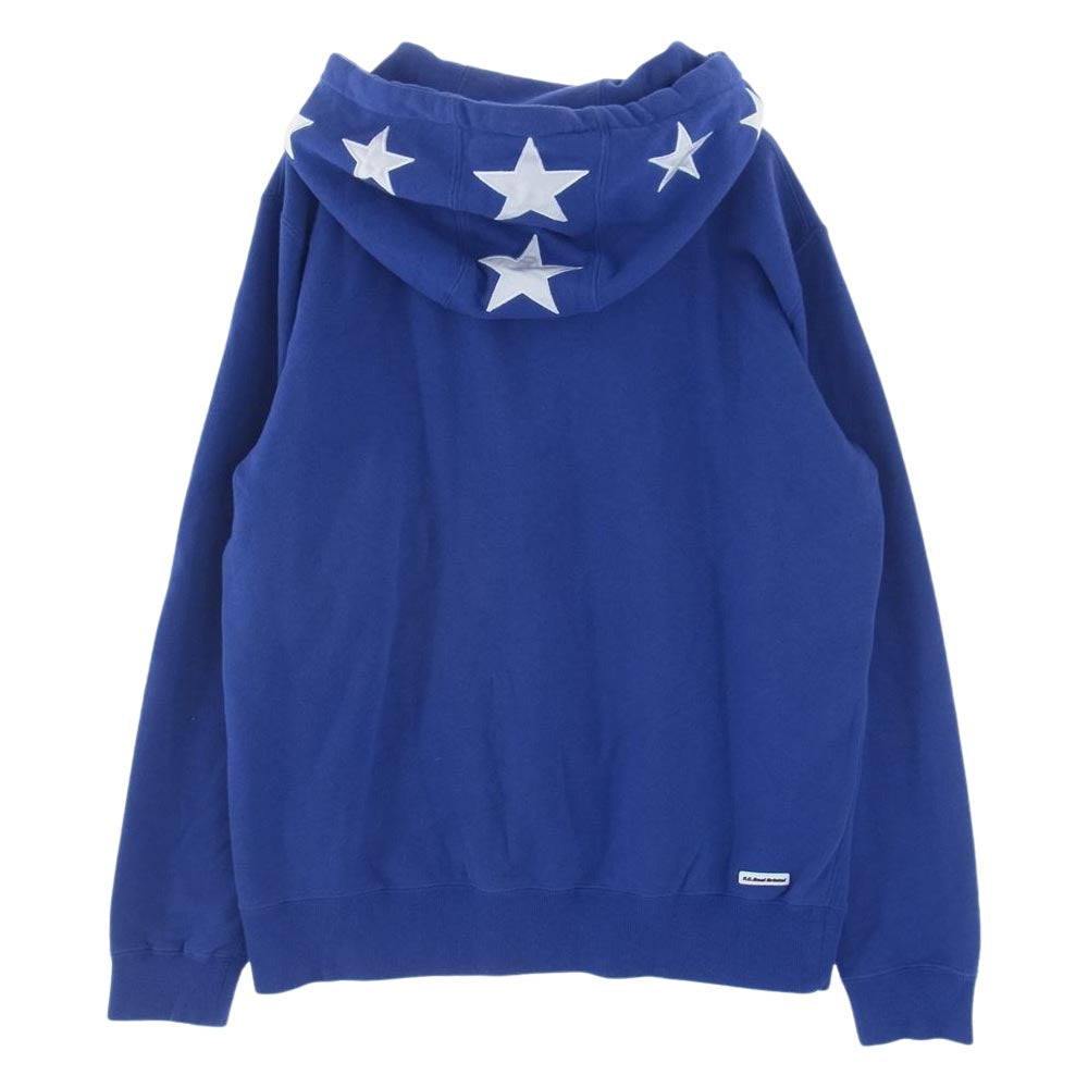 F.C.R.B. エフシーアールビー 16AW FCRB-167041 STAR HOOD PULLOVER PARKA スター プルオーバー パーカー ブルー系 M【中古】