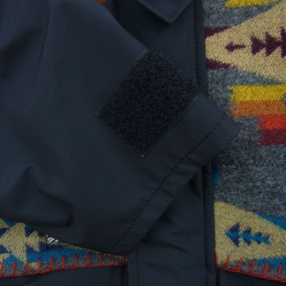 JUNYA WATANABE COMME des GARCONS MAN ジュンヤワタナベコムデギャルソンマン 22AW WJ-J020 ペンドルトン PENDLETON ナイロン タフタ ラミネートウール ジャガード コート XS【中古】