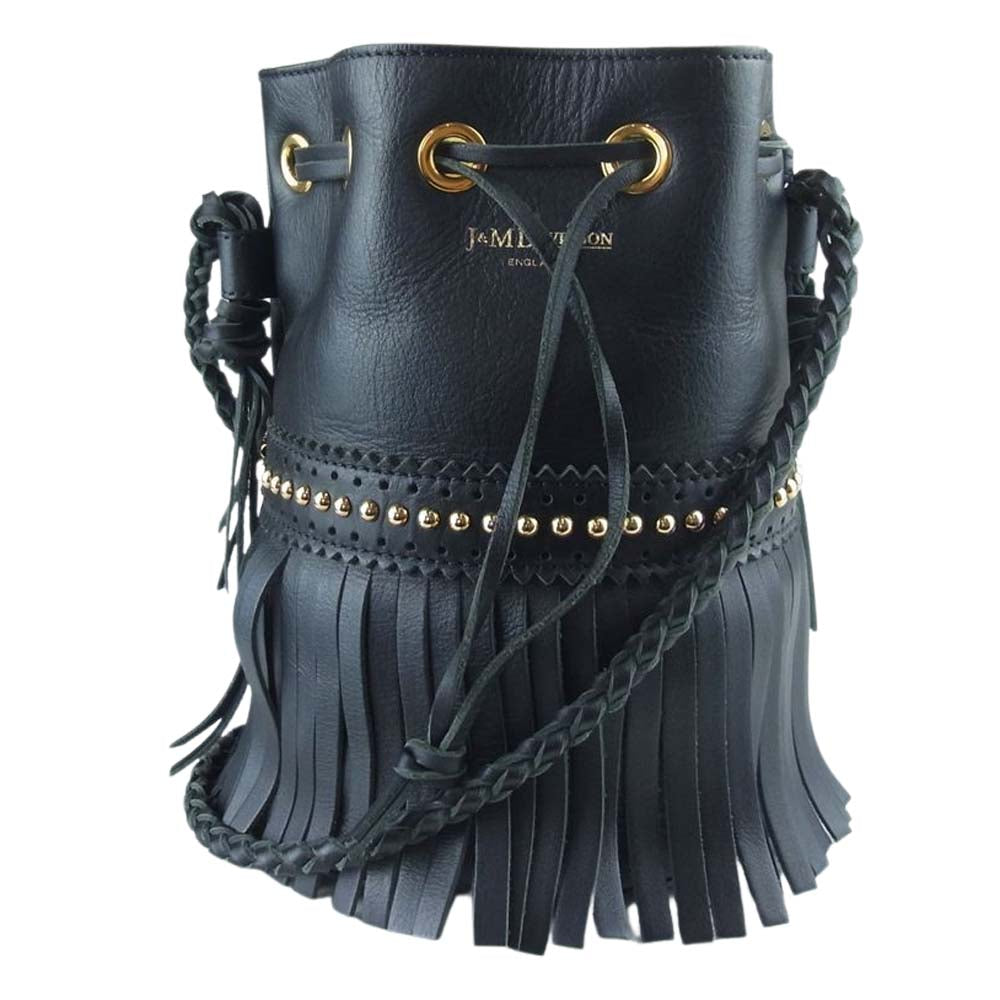 ジェイ&エムデヴィッドソン アンジーコレクション Carnival Mini with Studs black カーニバル ミニ ウィズ スタッズ ショルダー ブラック カーフ ブラック系【中古】