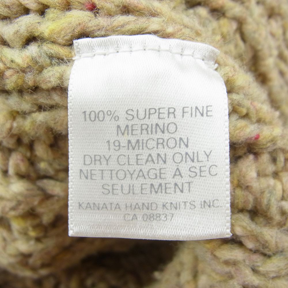 TENDERLOIN テンダーロイン × KANATA HAND KNTS ハイネック ニット イエロー系【中古】