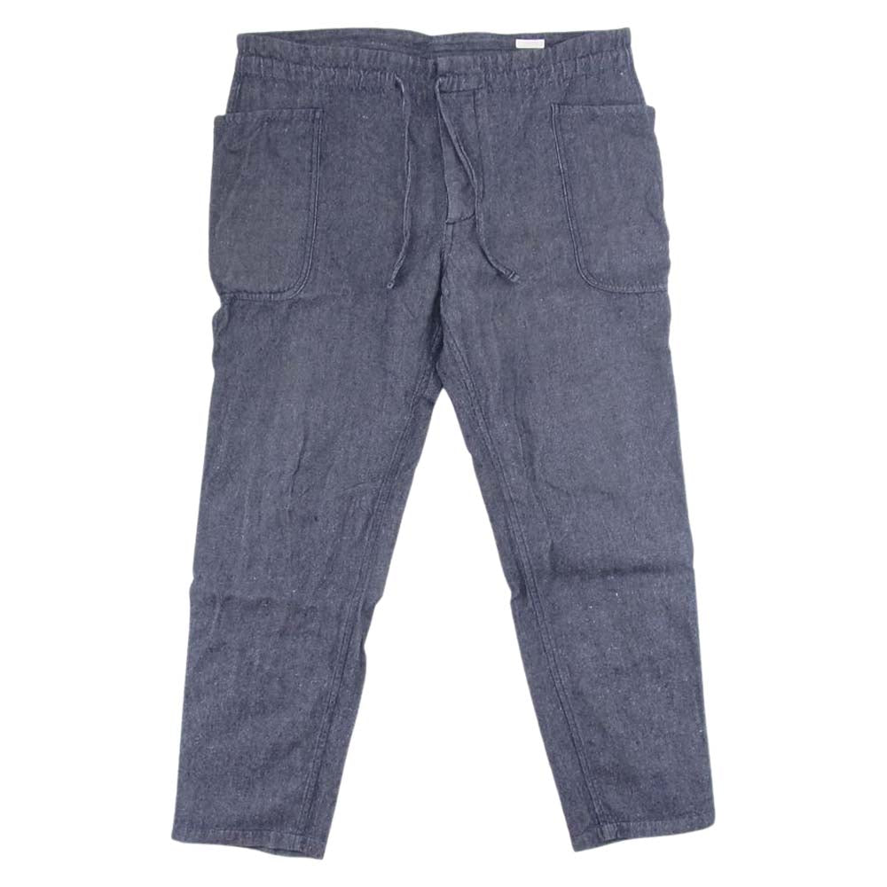 COMOLI コモリ 14AW 14F-03001 ウール リネン イージーパンツ インディゴブルー系 ２【中古】