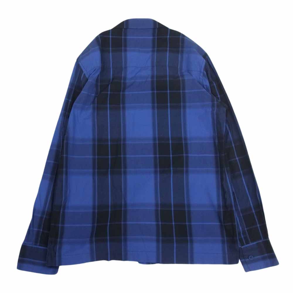 WTAPS ダブルタップス 13SS 131GWDT-SHM05 L/S VATOS SHIRT ヴァトーズ シャツ チェック ネイビー系 M【中古】