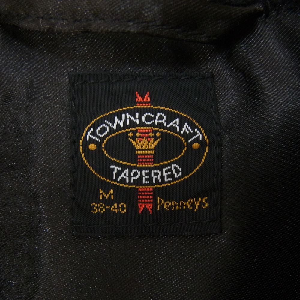 タウンクラフト TAPEREDタグ ウール 長袖 オープンカラー シャツ ダークグレー系 M【中古】