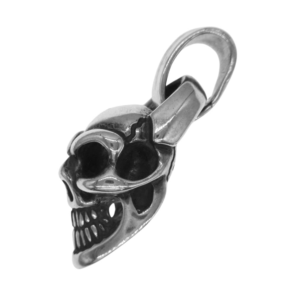 BILL WALL LEATHER ビルウォールレザー BWL Good Luck Skull グッド ラック スカル ペンダント シルバー系【中古】