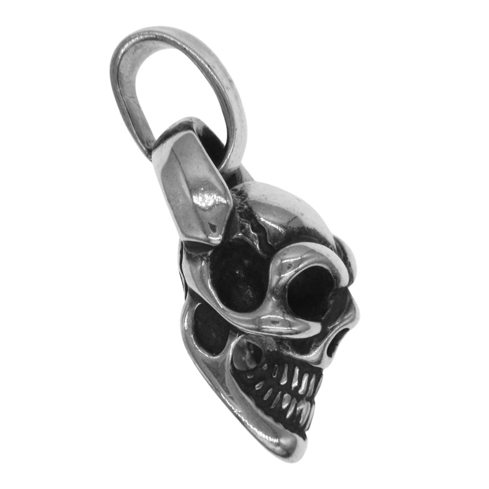 BILL WALL LEATHER ビルウォールレザー BWL Good Luck Skull グッド ラック スカル ペンダント シルバー系【中古】