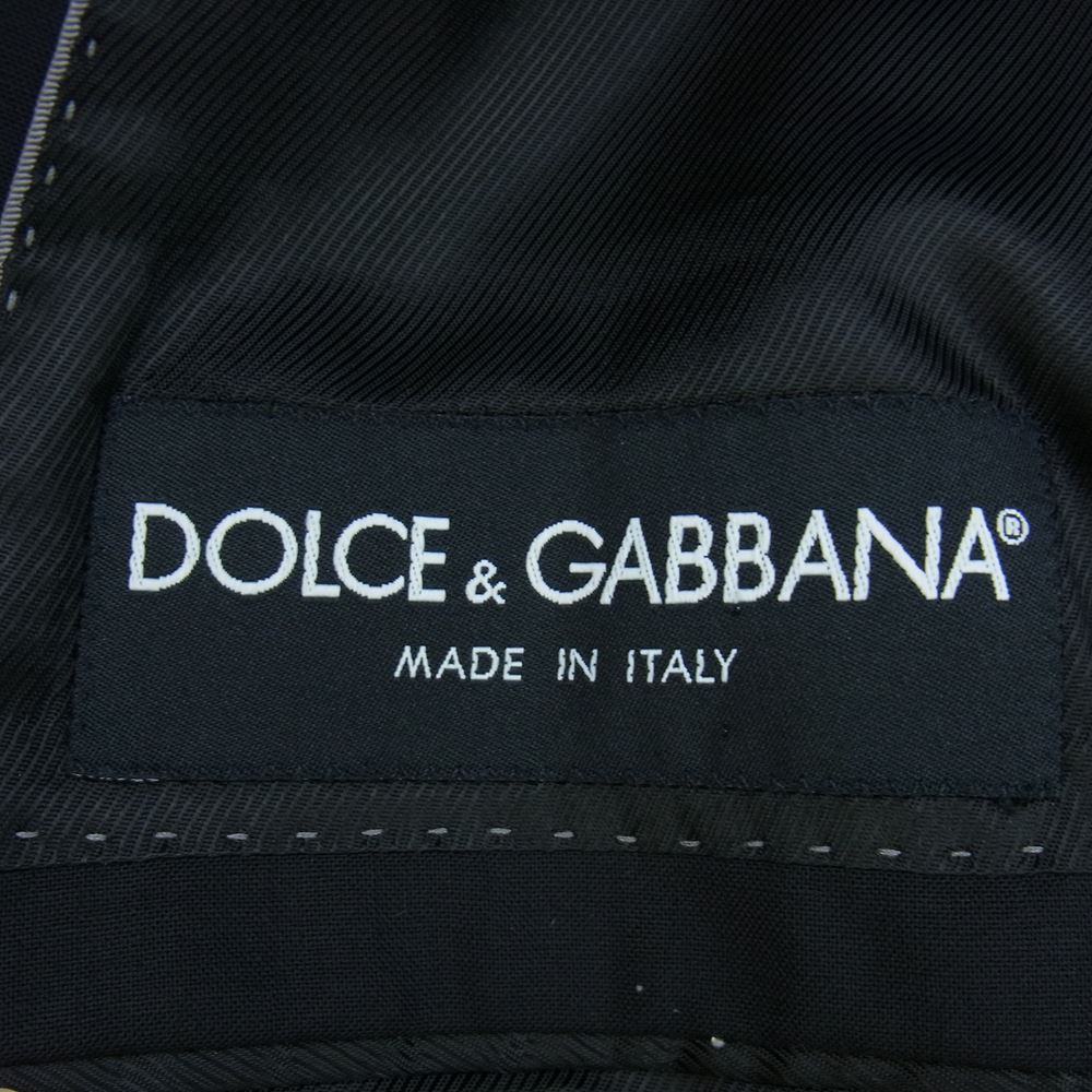 DOLCE&GABBANA ドルチェアンドガッバーナ G1X4MT/FUBBG MARTINI シングルジャケット ナロースラックス セットアップ スーツ ブラック系 48【中古】
