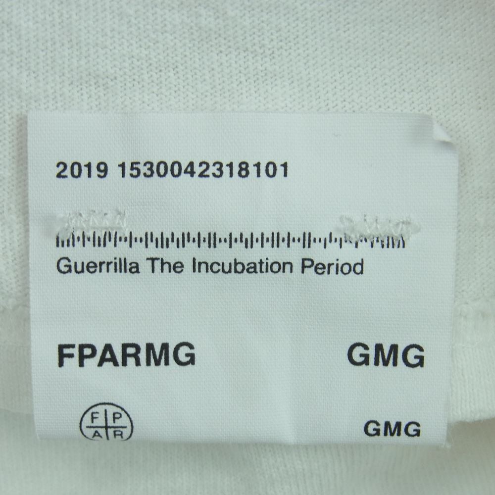 フォーティーパーセントアゲインストライツ 221NTFP-STM12 1992 ロゴ 半袖 Tシャツ ホワイト系 XL【中古】