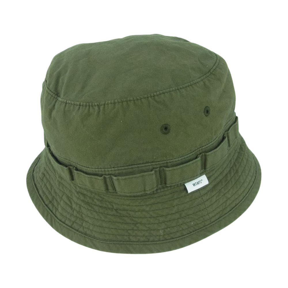 WTAPS ダブルタップス 23SS 231HCDT-HT18 JUNGLE 01 HAT COTTON WEATHER ジャングル ハット 帽子 カーキ系 03【中古】