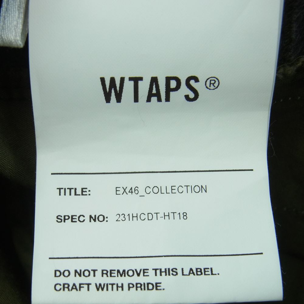 WTAPS ダブルタップス 23SS 231HCDT-HT18 JUNGLE 01 HAT COTTON WEATHER ジャングル ハット 帽子 カーキ系 03【中古】