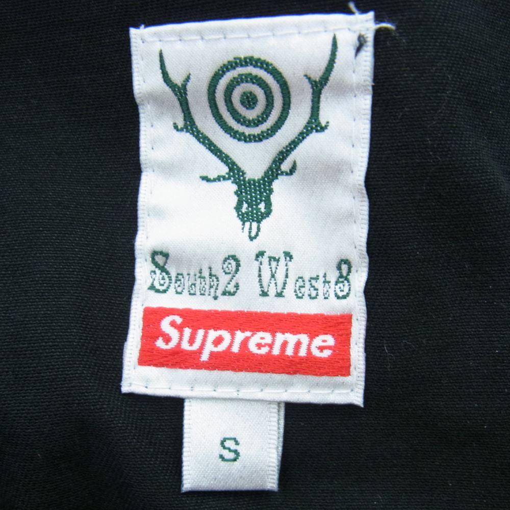 Supreme シュプリーム 21SS × South2 West8 サウスツーウェストエイト Belted Pant ベルテッド パンツ ブラック系 S【中古】