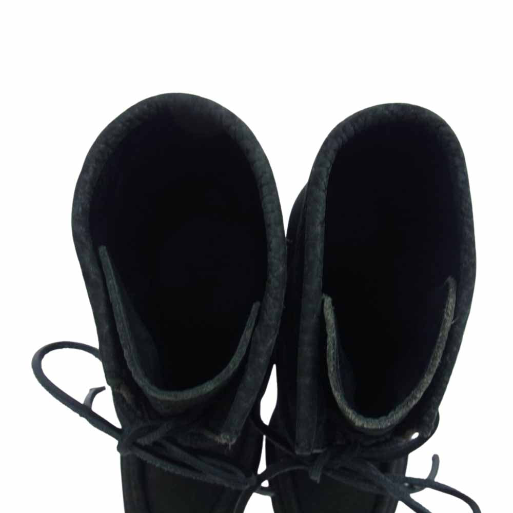 BURBERRY バーバリー ヒール レザー ブーツ ブラック系 UK5 38EUR【中古】