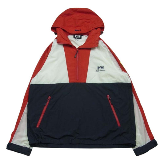 HELLY HANSEN ヘリーハンセン HH11902 Formula Anorak フォーミュラー アノラック ジャケット レッド系 ホワイト系 ダークネイビー系 L【中古】