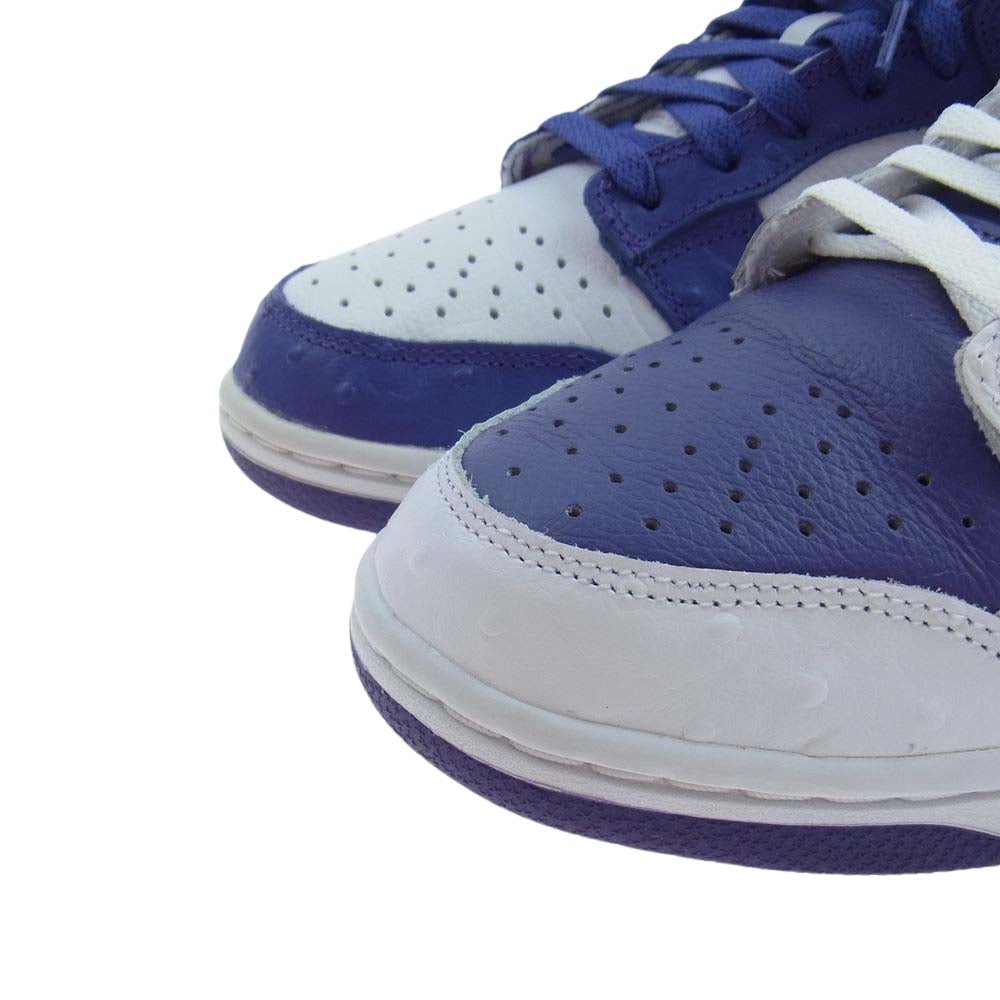 NIKE ナイキ DJ4636-100  WMNS Dunk Low Made You Look ウィメンズ ダンク ロー メイド ユー ルック スニーカー ホワイト系 パープル系 26cm【新古品】【未使用】【中古】