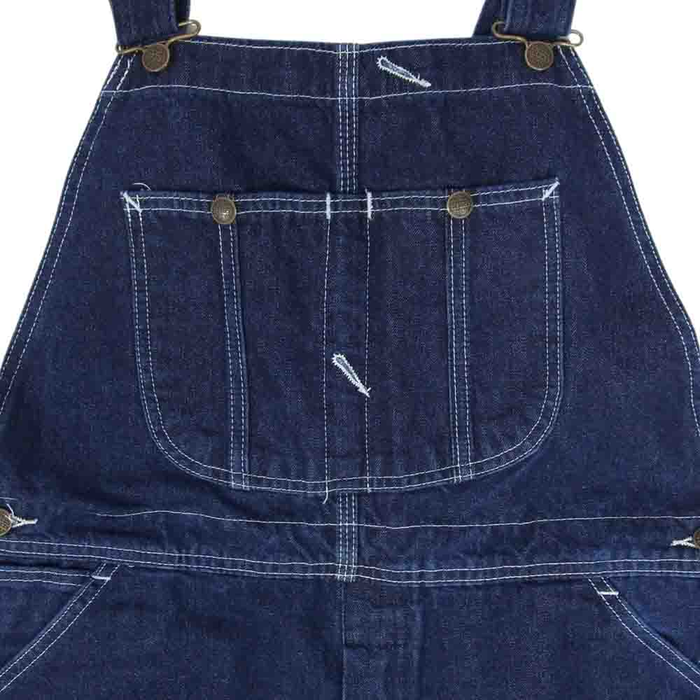 ローバックス ヴィンテージ 90s デニム オーバーオール インディゴブルー系 38【中古】