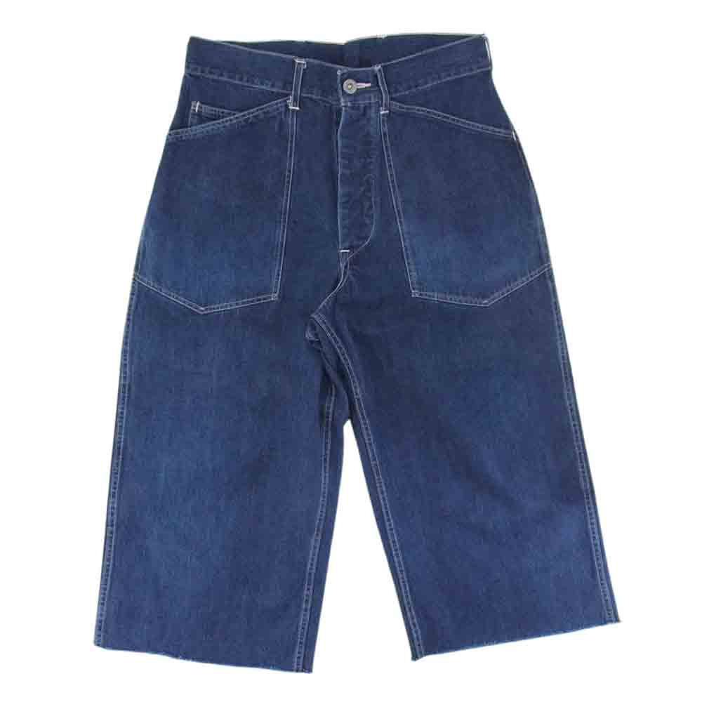 Buzz Rickson's バズリクソンズ 6-124B ボタンフライ ハーフ デニム パンツ インディゴブルー系 M【中古】