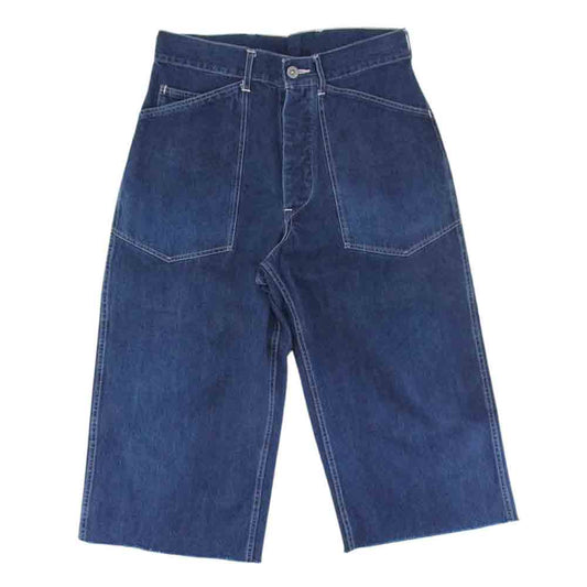 Buzz Rickson's バズリクソンズ 6-124B ボタンフライ ハーフ デニム パンツ インディゴブルー系 M【中古】