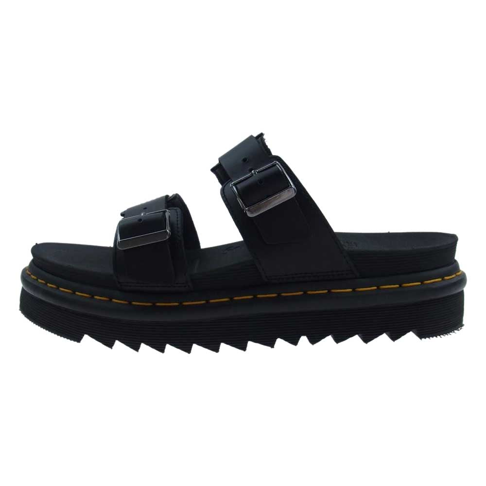 Dr.Martens ドクターマーチン MYLES ミュール レザー サンダル シャークソール ブラック系 EU42【中古】