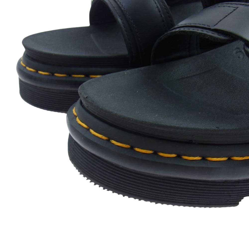 Dr.Martens ドクターマーチン MYLES ミュール レザー サンダル シャークソール ブラック系 EU42【中古】