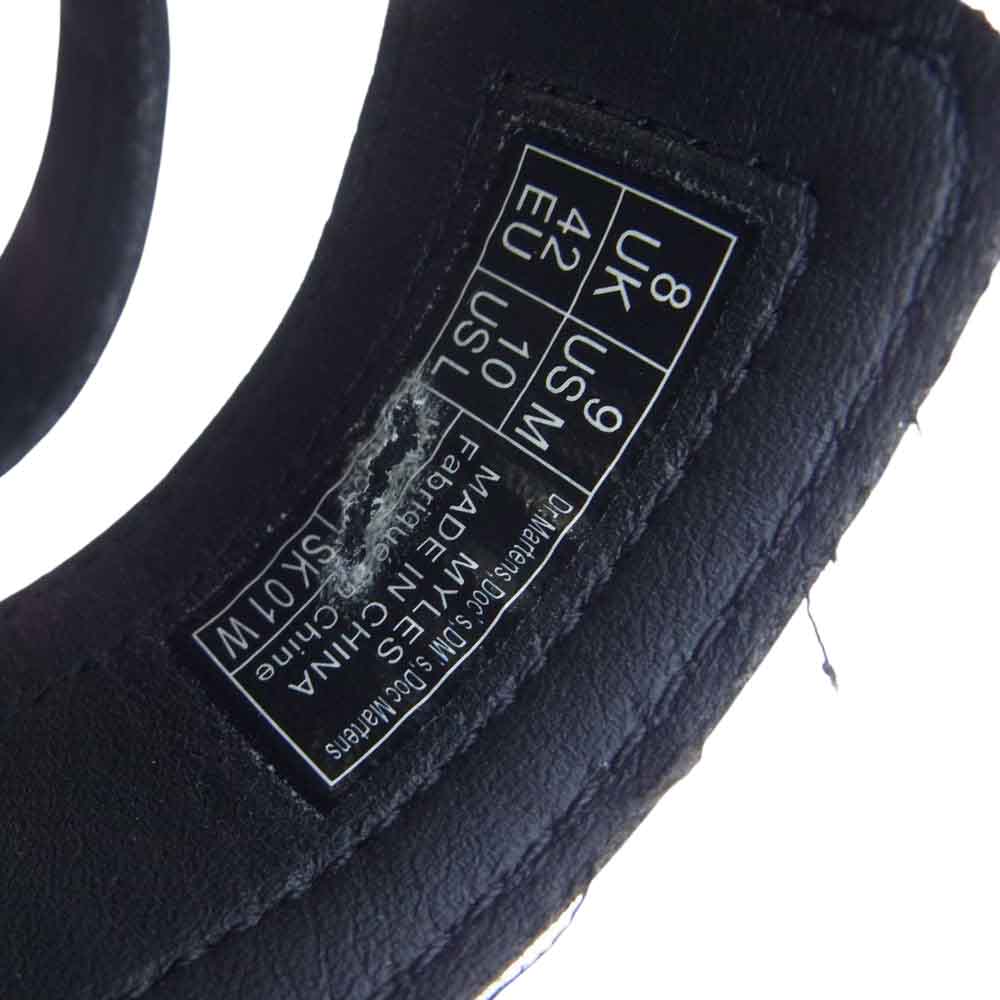 Dr.Martens ドクターマーチン MYLES ミュール レザー サンダル シャークソール ブラック系 EU42【中古】
