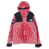 Supreme シュプリーム 14AW × THE NORTH FACE ノースフェイス Bandana Mountain Parka バンダナ マウンテン パーカー ジャケット レッド系 L【中古】