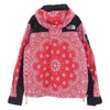 Supreme シュプリーム 14AW × THE NORTH FACE ノースフェイス Bandana Mountain Parka バンダナ マウンテン パーカー ジャケット レッド系 L【中古】