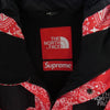 Supreme シュプリーム 14AW × THE NORTH FACE ノースフェイス Bandana Mountain Parka バンダナ マウンテン パーカー ジャケット レッド系 L【中古】