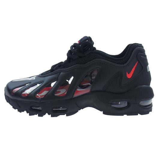 Supreme シュプリーム 21SS CV7652-002 × NIKE ナイキ AIR MAX 96 BLACK SPEED RED CLEAR エアマックス ブラック スピード レッド クリア スニーカー ブラック系 26cm【新古品】【未使用】【中古】