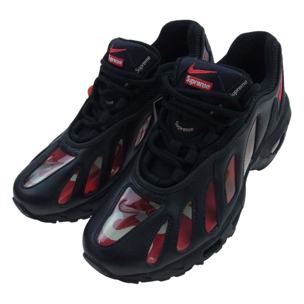 Supreme シュプリーム 21SS CV7652-002 × NIKE ナイキ AIR MAX 96 BLACK SPEED RED CLEAR エアマックス ブラック スピード レッド クリア スニーカー ブラック系 26cm【新古品】【未使用】【中古】