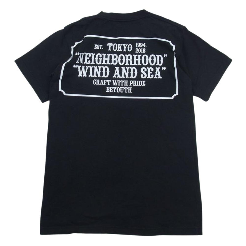 NEIGHBORHOOD ネイバーフッド 221FRWSN-STM02S NHWDS-2/C-TEE.SS Tシャツ ブラック系 S【中古】