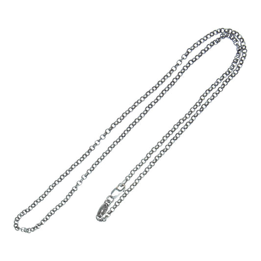 CHROME HEARTS クロムハーツ（原本無） NECKCHAIN R18 ロールチェーン ネックレス 18インチ 18inch シルバー系【中古】