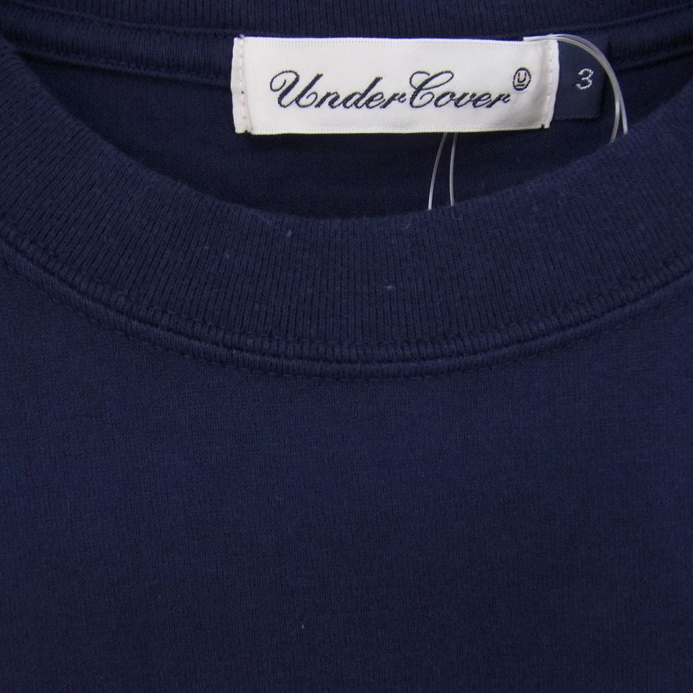 UNDERCOVER アンダーカバー 22SS UC1B3817 ODS TEE 半袖 Tシャツ ネイビー系 3【新古品】【未使用】【中古】