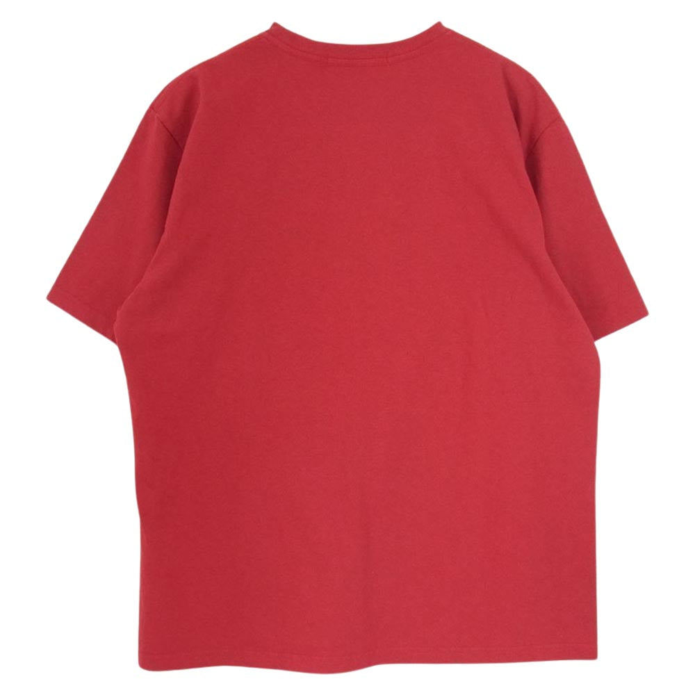 UNDERCOVER アンダーカバー 17SS UCS3814 Right direction TEE 林檎 半袖 Tシャツ レッド系 2【新古品】【未使用】【中古】