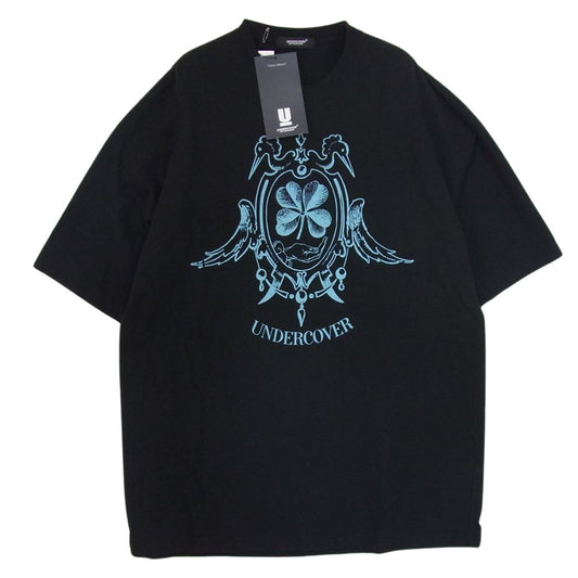 UNDERCOVER アンダーカバー UC2B1891-1 Crest Logo クレスト ロゴ TEE 半袖Ｔシャツ ブラック系 F【新古品】【未使用】【中古】