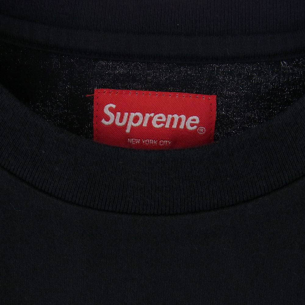 Supreme シュプリーム 22AW Property Label S/S Top プロパティ レーベル 半袖 Tシャツ ブラック系 M【中古】