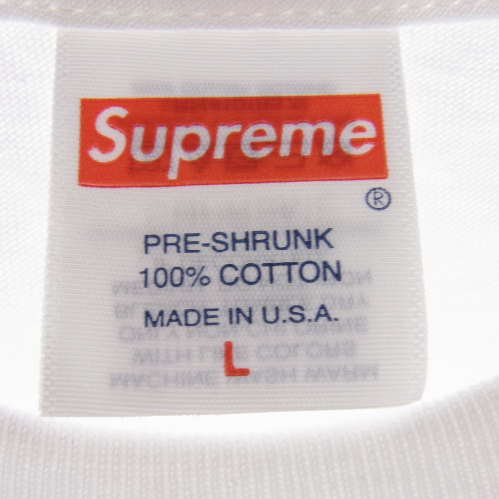 Supreme シュプリーム 22SS Location Tee ロケーション Tシャツ ホワイト系 L【極上美品】【中古】