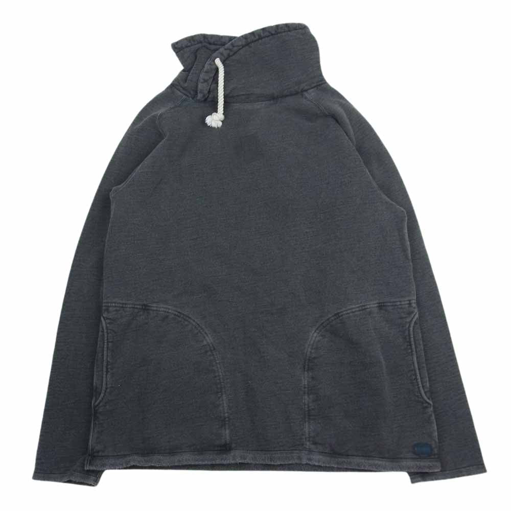 グッドオン 後染め ロールネック スウェット グレー系 L【中古】