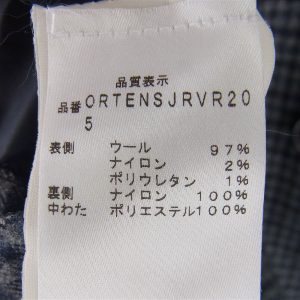 LARDINI ラルディーニ RVR 国内正規品 イタリア製 ORTENSJRVR20 チェック 中綿 リバーシブル コート グレー系 1426 40【中古】
