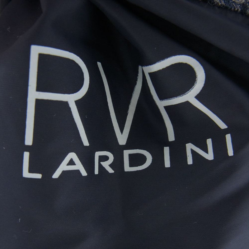 LARDINI ラルディーニ RVR 国内正規品 イタリア製 ORTENSJRVR20 チェック 中綿 リバーシブル コート グレー系 1426 40【中古】