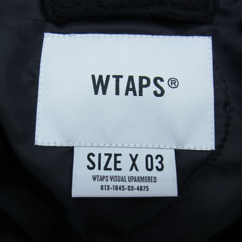 WTAPS ダブルタップス 22AW 222WVDT-JKM03 WCPO 01 JACKET ジャケット ブラック系 03【極上美品】【中古】